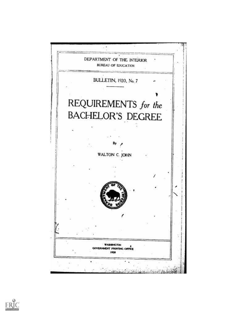 Bachelor's Degree Requirements Overview | PDF | Academic Degree | College