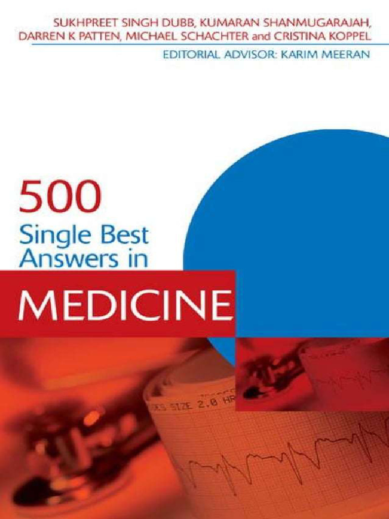 500 Single Best Answers in Medicine | PDF