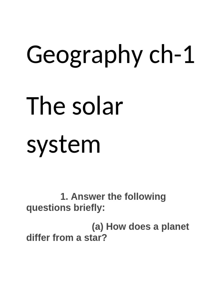 Ch 1 Geography Pdf