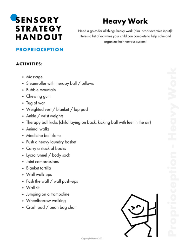 Heavy Work Freebie | PDF