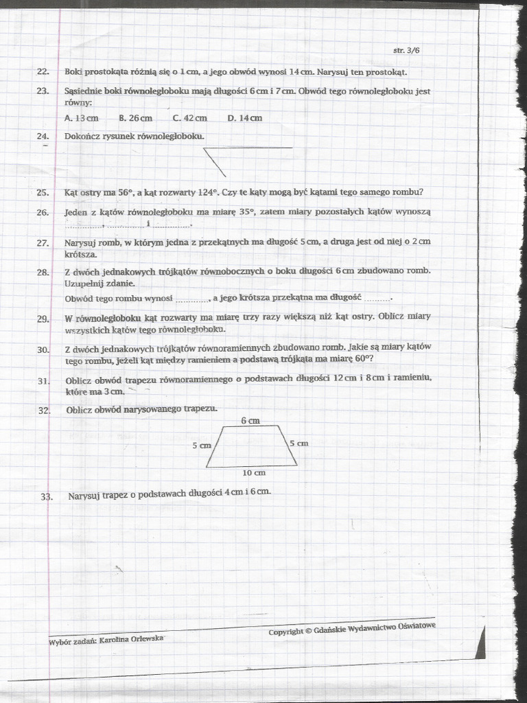 Trapezy | PDF