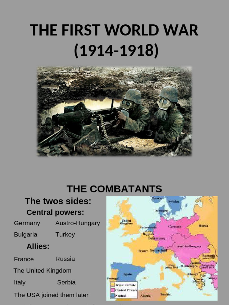 Overview of World War I Causes and Effects | PDF | Trench Warfare ...