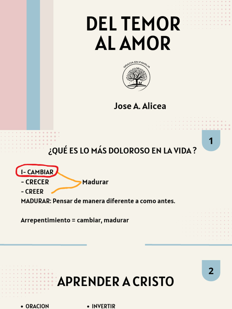 Del Temor Al Amor PDF | PDF