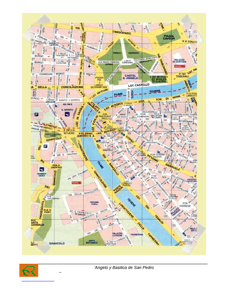 Mapa Roma San Pedro Vaticano | PDF
