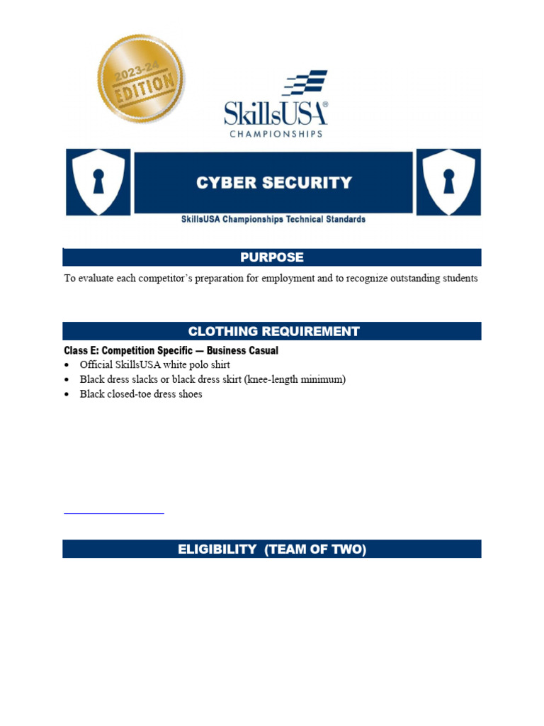 Cyber Security Competition Guidelines 2023-24 | PDF | Computer Security ...