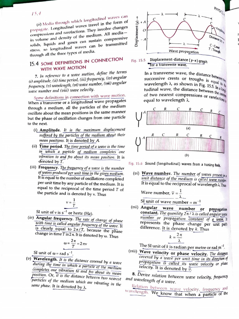 Longitudinal Waves: Definitions & Properties | PDF | Waves | Frequency
