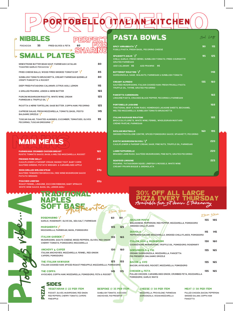 Continental Cuisine Menu Pdf