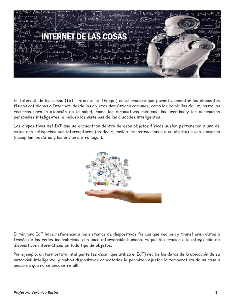 Internet de Las Cosas | PDF | Internet de las Cosas | Informática