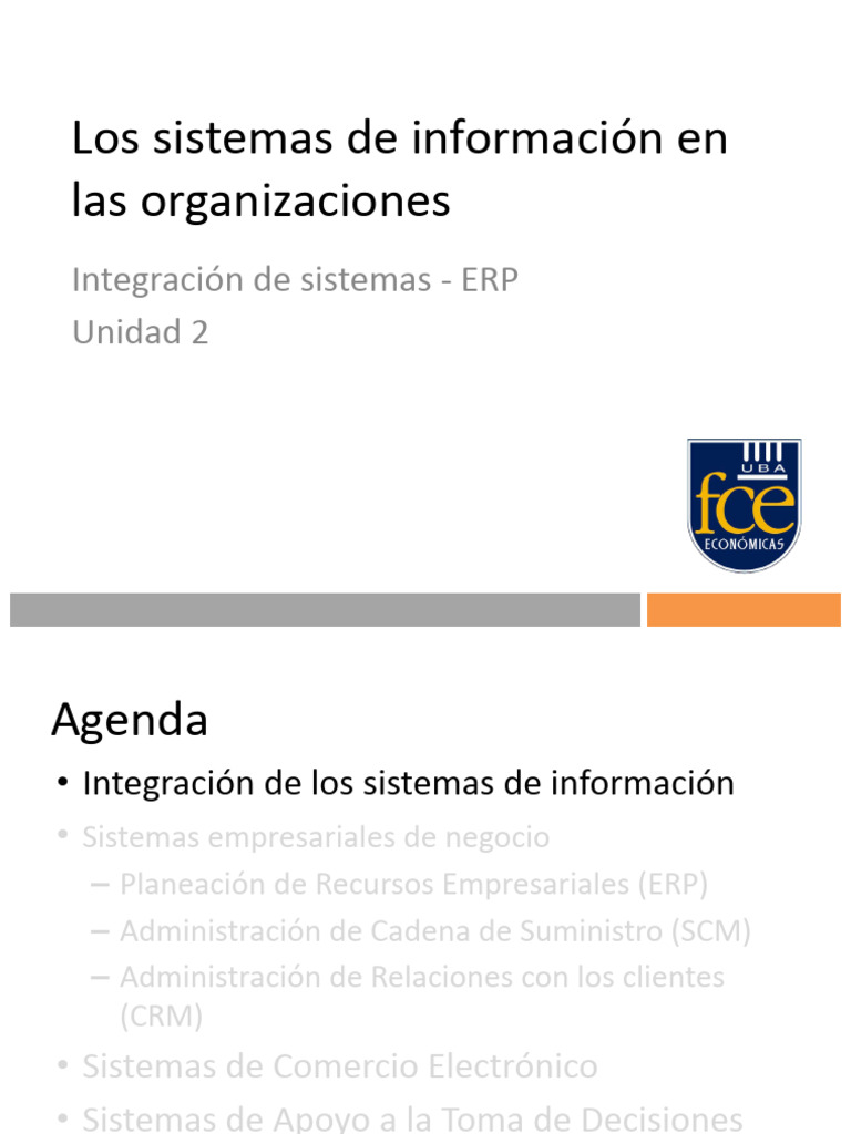 Integración de Sistemas y ERP en Negocios | PDF | Gestión de la cadena ...
