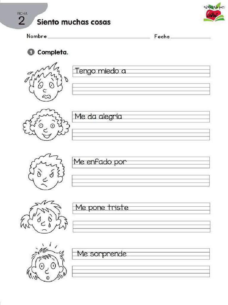 Ejercicios para Trabajar Las Emociones | PDF