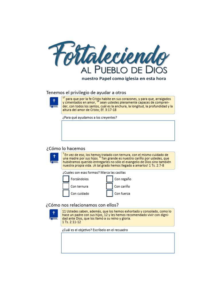 Fortaleciendo la fe en comunidad | PDF | Cristo (título) | Jesús