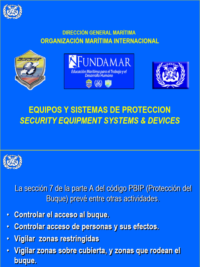 Sistemas de Protección en Buques Marítimos | PDF