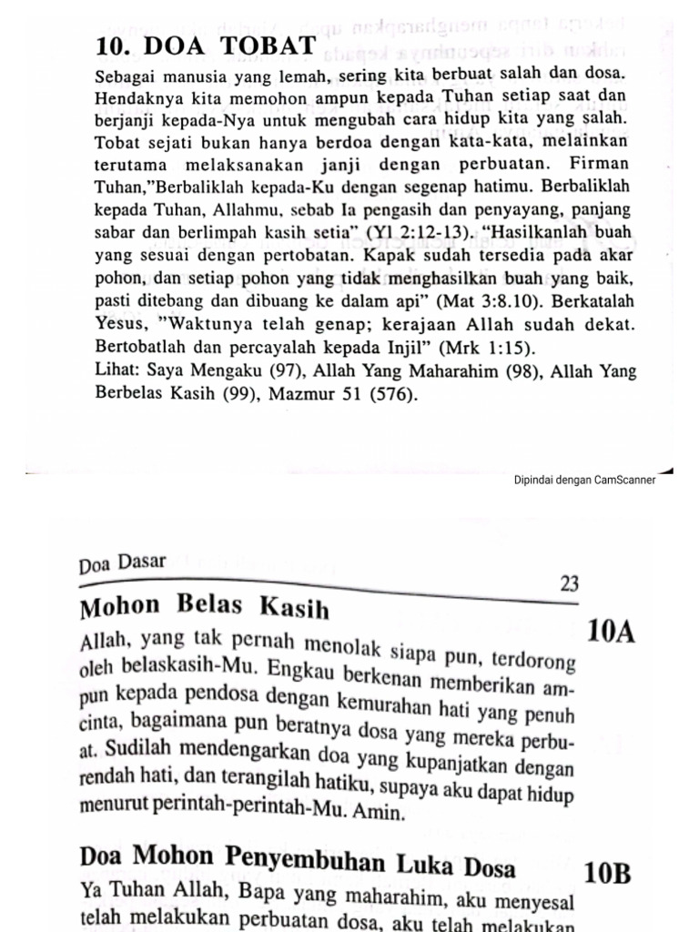 10 doa tobat | PDF