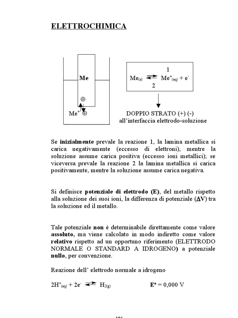 11elettrochimica Electrode Battery (Electricity)