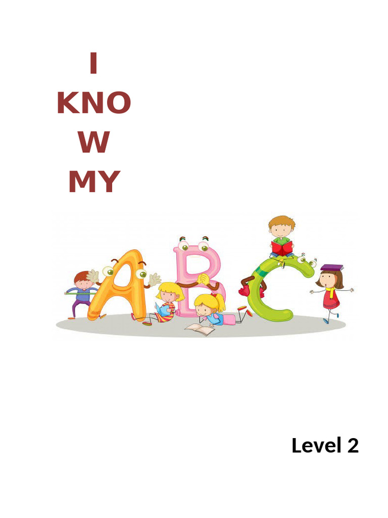 I Know My ABC Level 2 | PDF