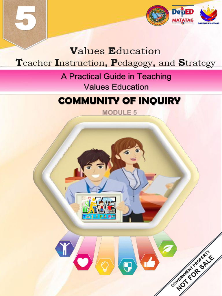 Values Education: Community of Inquiry Guide | PDF | Learning | Cognition