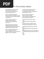 Still I Rise Annotated | PDF