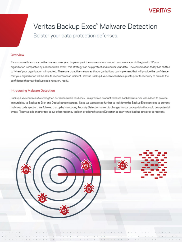 Backup Exec Malware Detection | PDF | Backup | Ransomware
