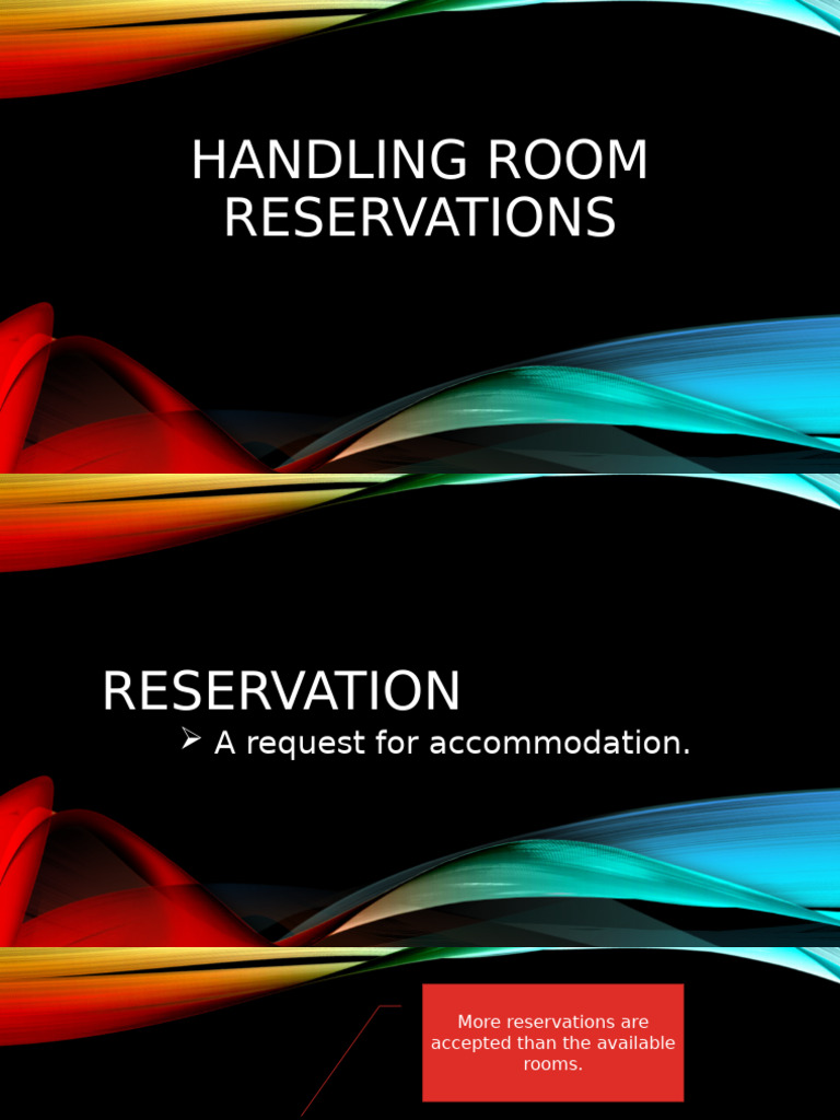 Hotel Room Reservation Management Guide | PDF | Hotel | Tax Refund
