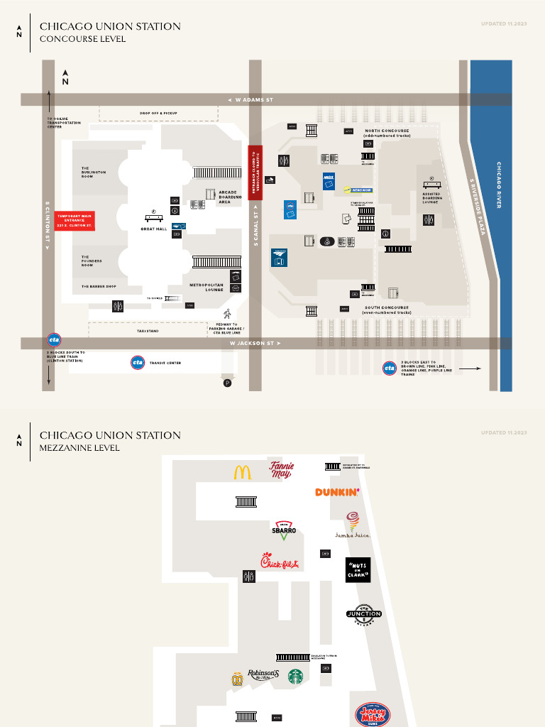 ChicagoUnionStation Map | PDF