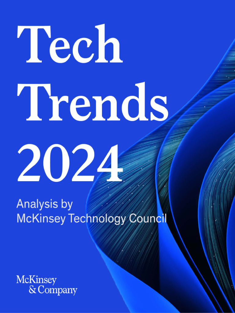 McKinsey Technology Trends Outlook 2024 1721155566 | PDF