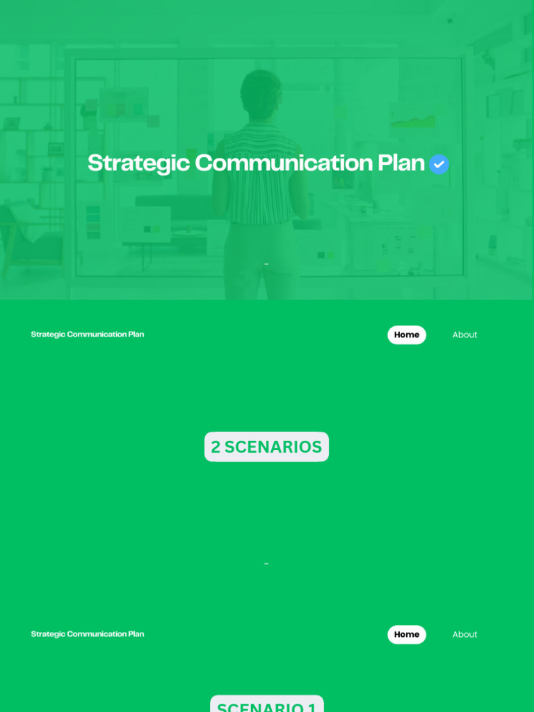 Strategic Communication Plan | PDF | Strategic Communication ...