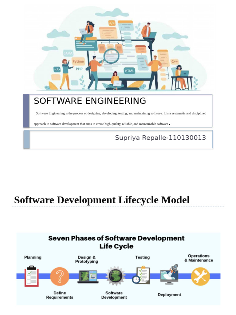 Software Engineering PPT 1 | PDF | Software Testing | Software ...