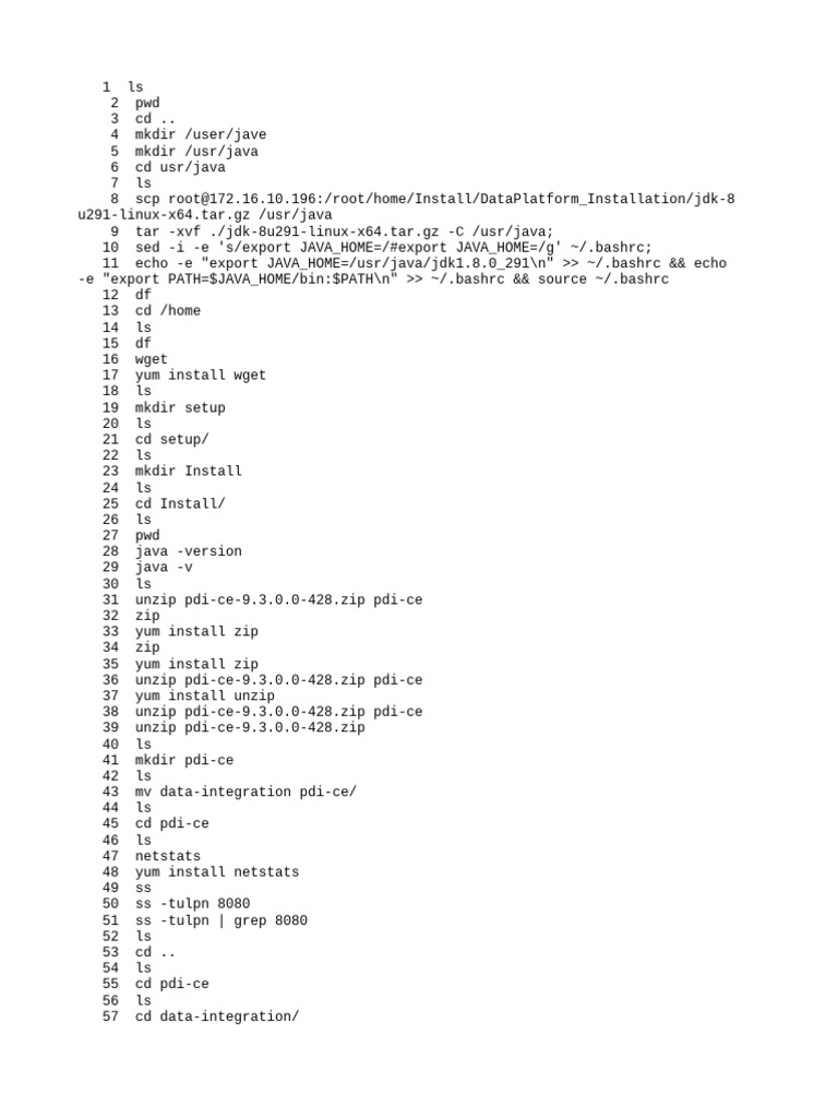 Java and PDI CE Installation Guide | PDF | Computer File Formats ...