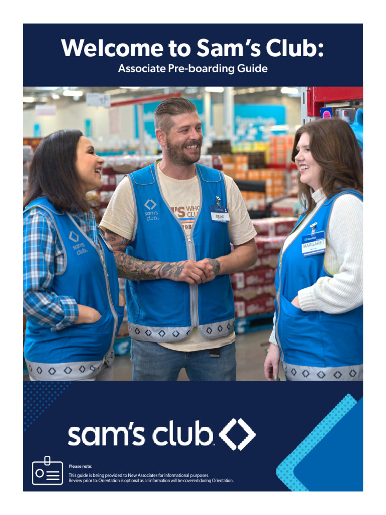 sam's club dress code employees Associate Pre-boarding Guide | PDF | Banks Job size:22 ON-MODEL The Guide to Perfect