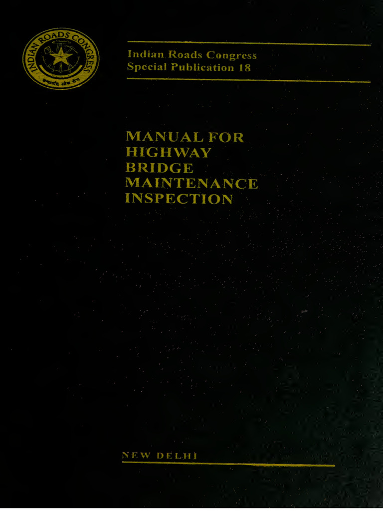 Bridge Maintenance Inspection Manual | PDF | Corrosion | Deep Foundation