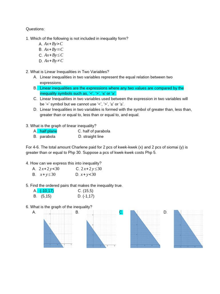 Tos G8 Question | PDF