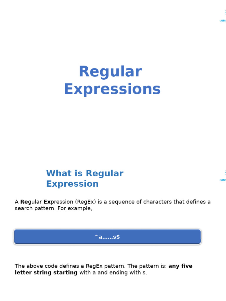 Understanding Regular Expressions in Python | PDF | Regular Expression ...