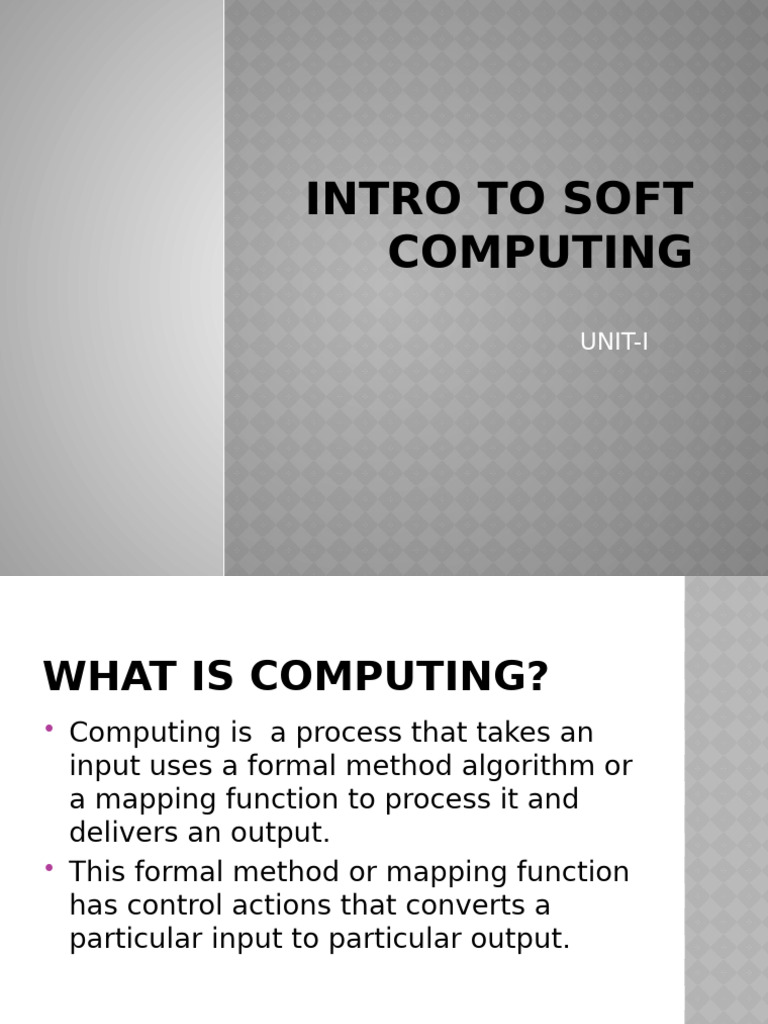 Introduction to Soft Computing Techniques | PDF | Neuron | Deep Learning