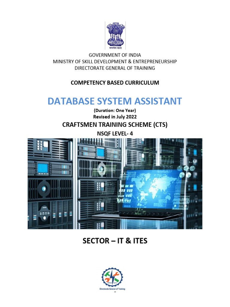 Database System Assistant Curriculum Guide | PDF | Databases | Computer ...
