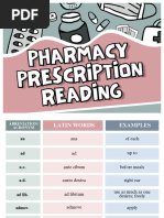 Latin Abbreviations in Prescriptions | PDF | Medical Prescription | Drugs