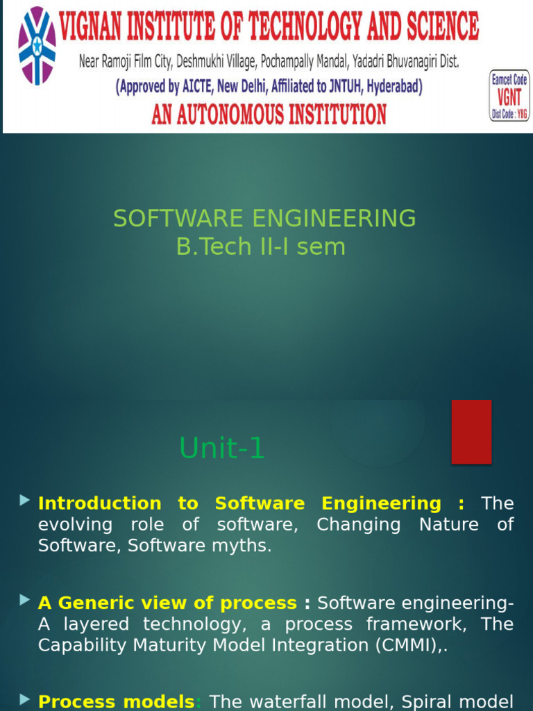 Introduction to Software Engineering Concepts | PDF | Software ...