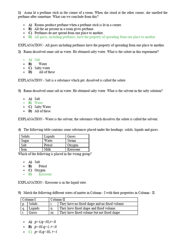 Class 3 EVS Quiz: Water Concepts | PDF | Water | Liquids