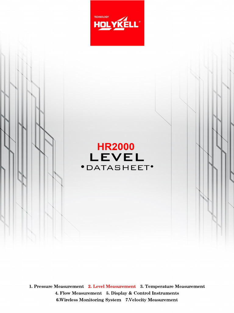 HR2000 Millimeter Wave Radar Sensor | PDF