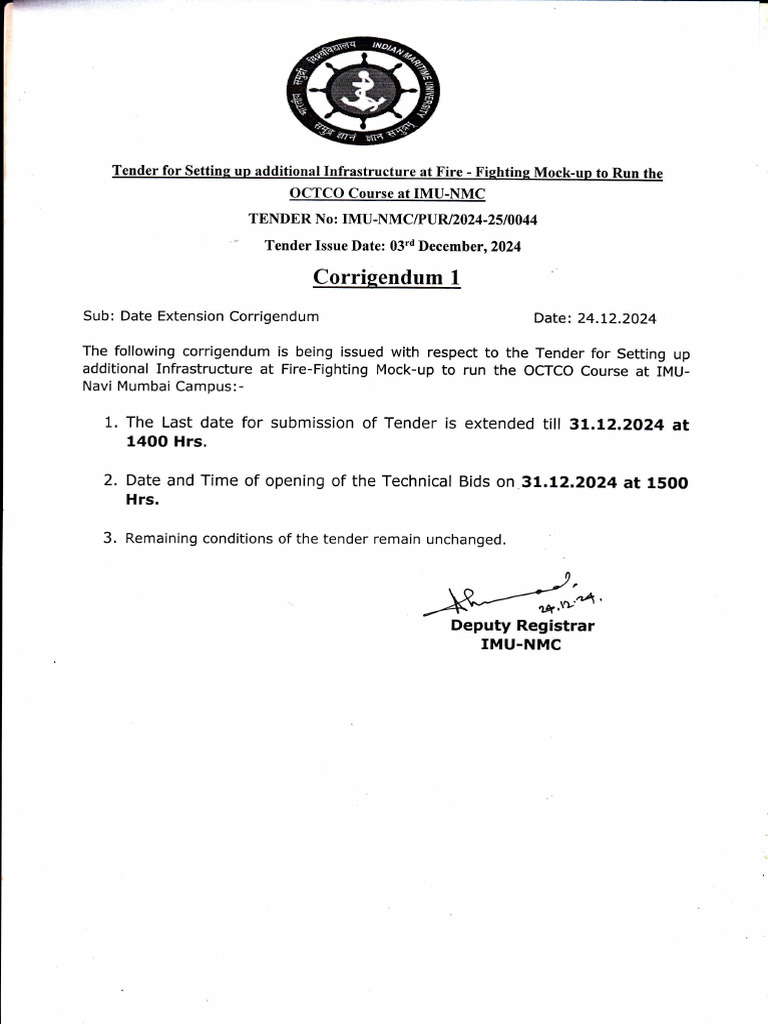 Corrigendum I For OCTCO Course PDF
