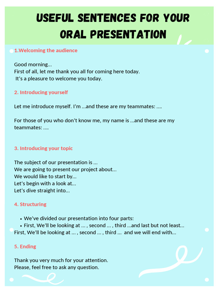 Essential Phrases for Presentations | PDF