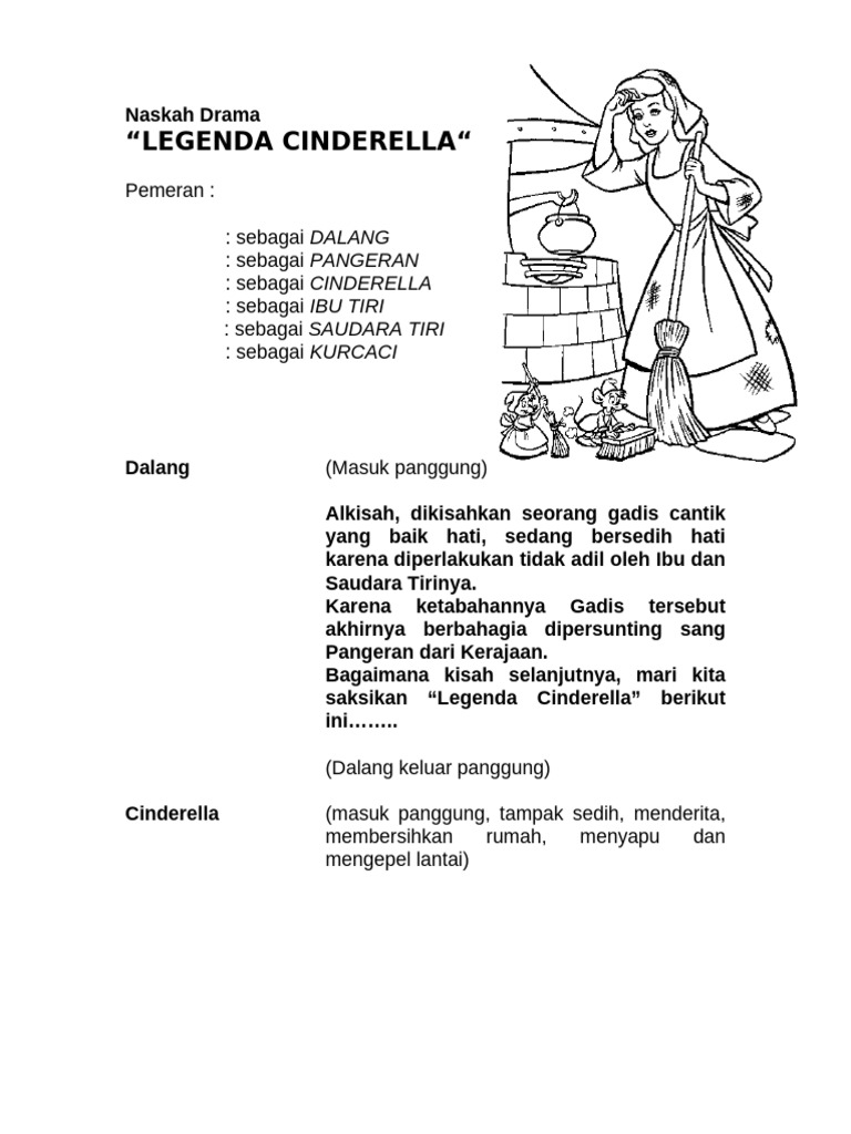 Naskah Drama Cinderella PDF