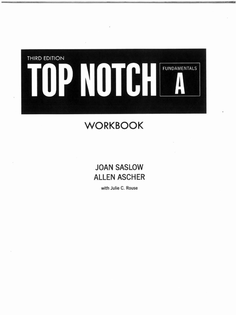 Top Notch Fundamentals A - Third Edition | PDF