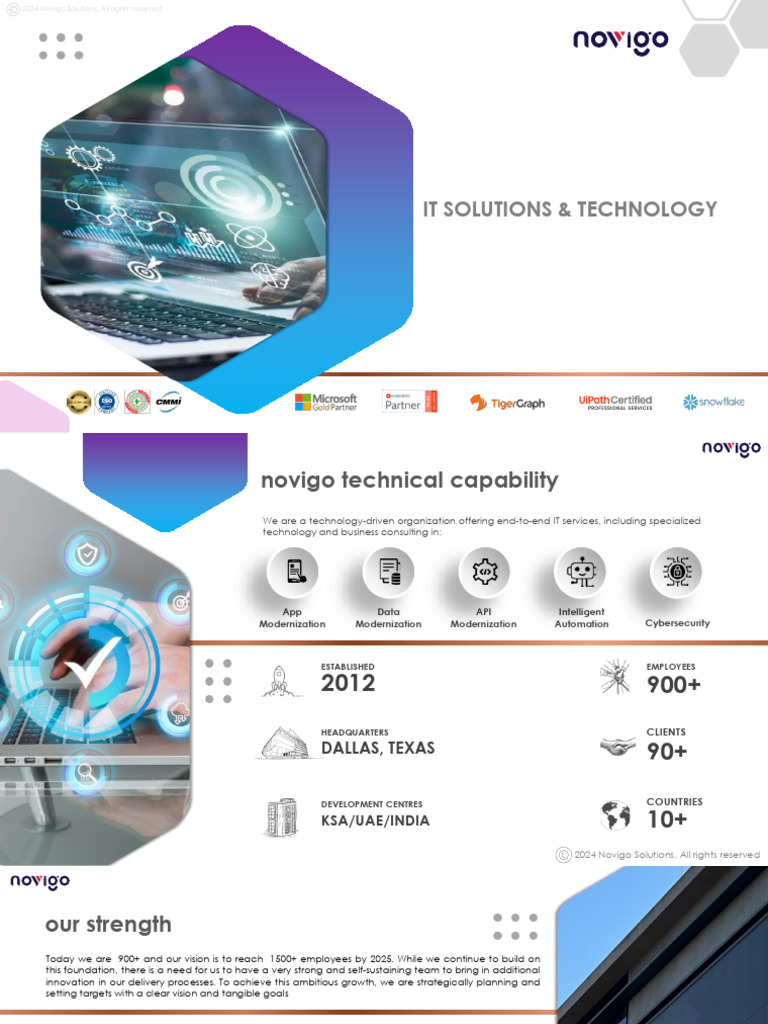 Novigo Solutions IT Services Overview | PDF | Computer Security | Security