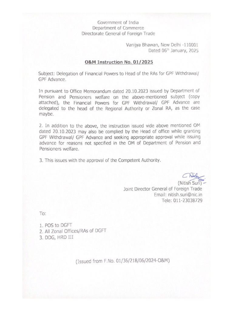 Government of India | PDF