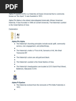 IU Fraternity Rankings Overview | PDF | Fraternities And Sororities ...