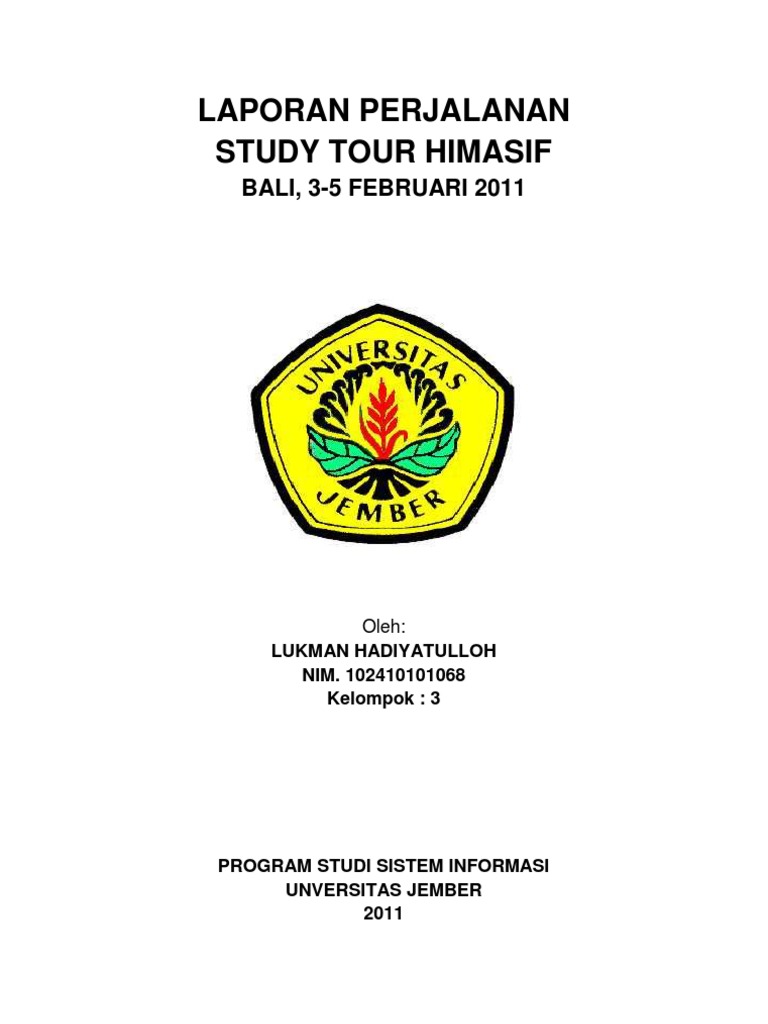 Contoh Laporan Study Tour Ke Bali 2019