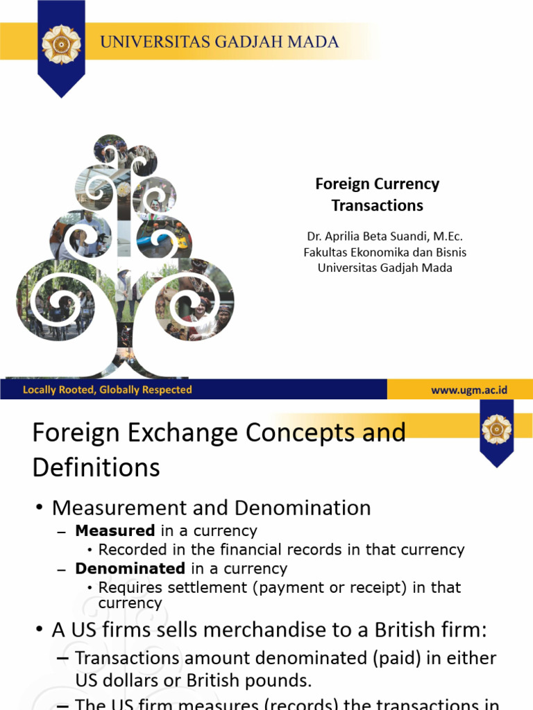 Foreign Currency Transactions Overview | PDF | Exchange Rate | Equity ...