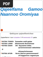 Qajeelfama Kenniinsa Waraqaa Ragaa Ga | PDF