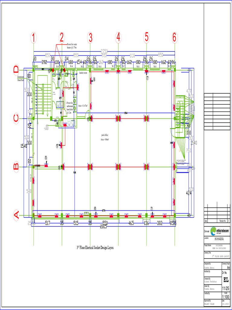 3rd Floor Electrical Layout Design | PDF