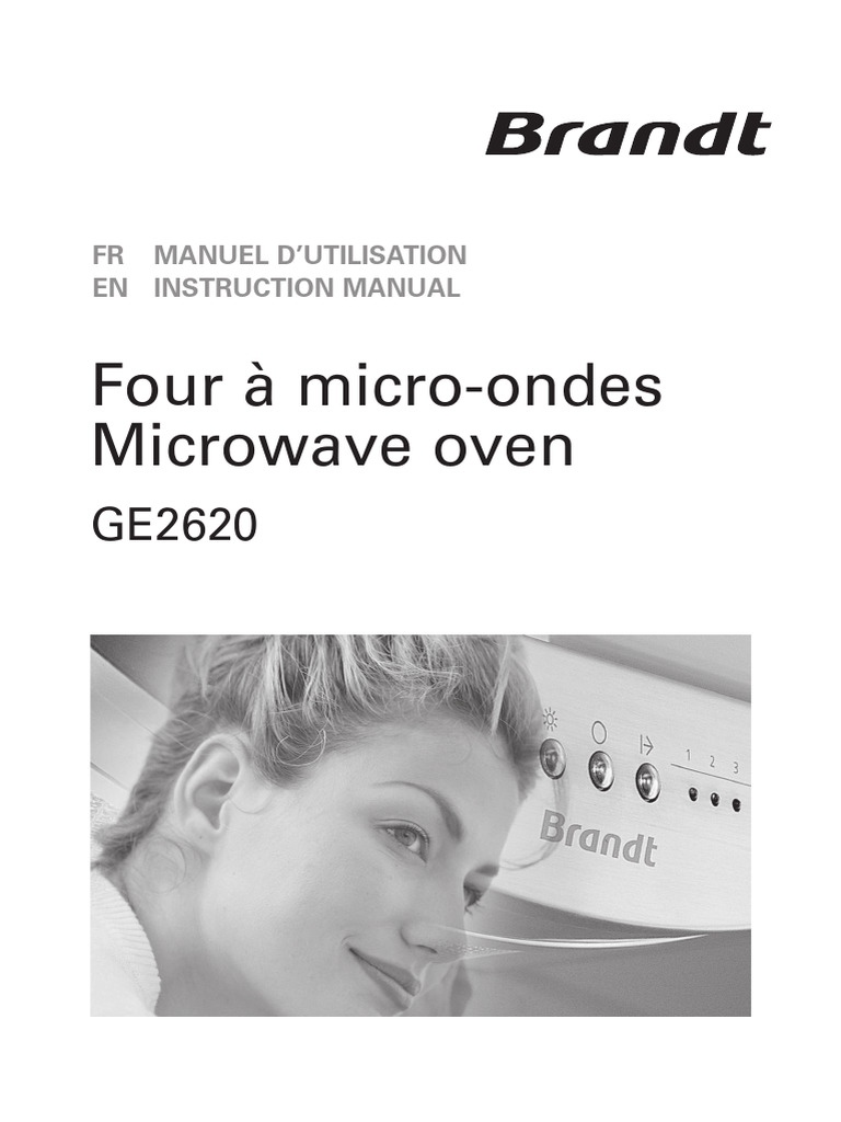 Réglage de l'heure Microondes Brandt PDF Four Recyclage — free download